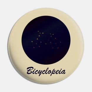 Bicyclopeia – Bicycle star constellation Pin