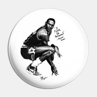 WHITE ART - Take It Personal MJ 23 Pin