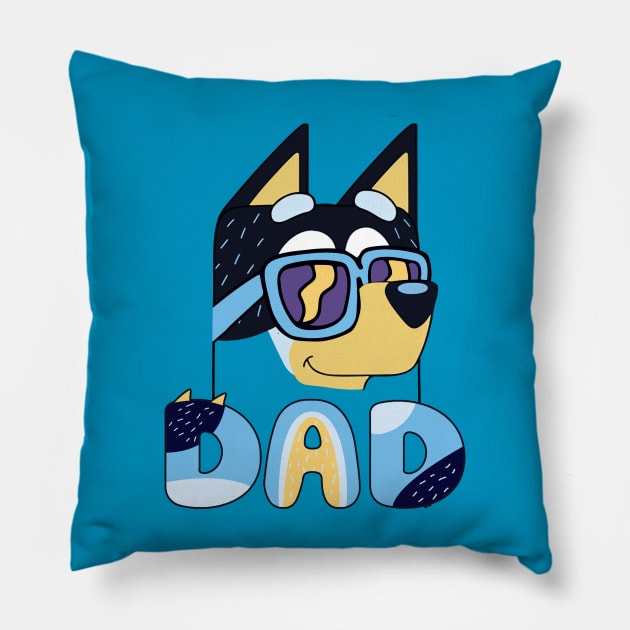 punky dad Pillow by ONDELBETAWI