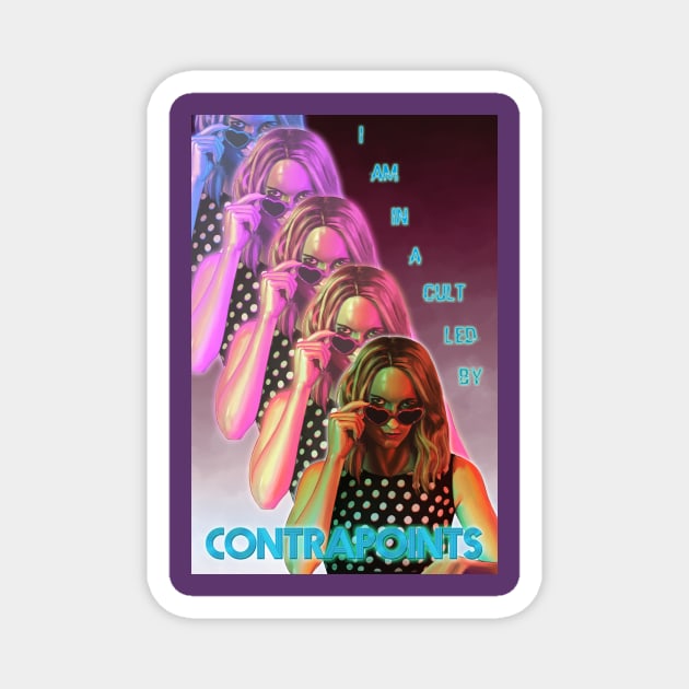 Contrapoints Cult Magnet by Skutchdraws