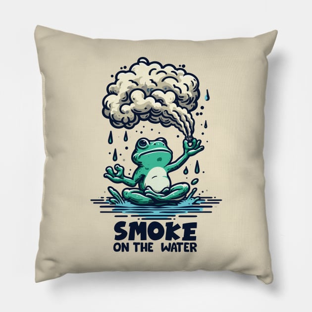 Smoke on the water Pillow by Trendsdk