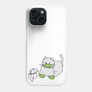 Corona Cat Green Phone Case