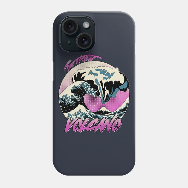 The Great Volcano Phone Case by slawisa