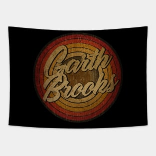 arjunthemaniac,circle vintage retro faded Garth Brooks Tapestry