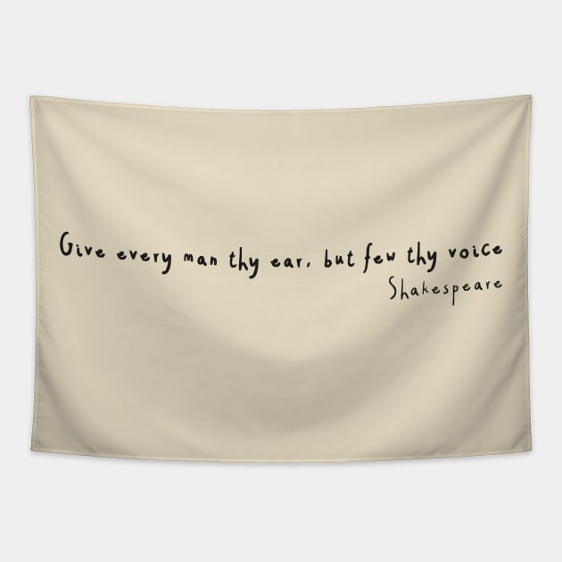 william shakespeare, literature, and drama designs quote Tapestry by RobyL