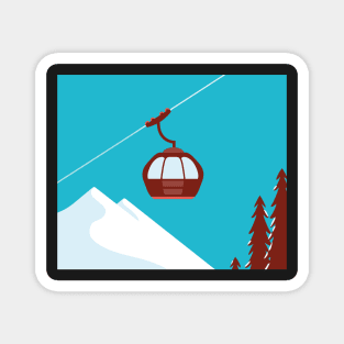 Winter landscape Magnet