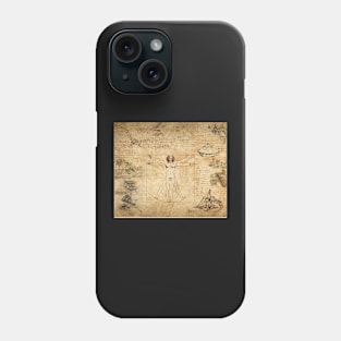 Leonardo da Vinci - Vitruvian Man Phone Case