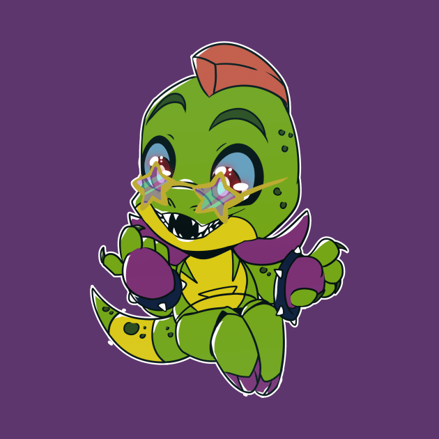 Chibi Fnaf Security Breach Monty by kelsmister