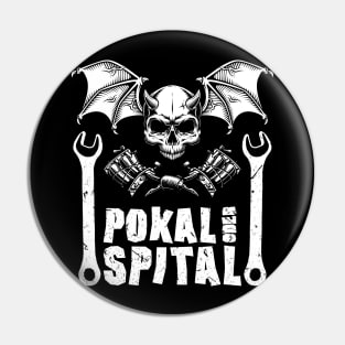 Echte Motorsport Retro Vintage Pokal Oder Spital Pin