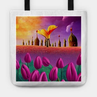 Graduation flower Tote