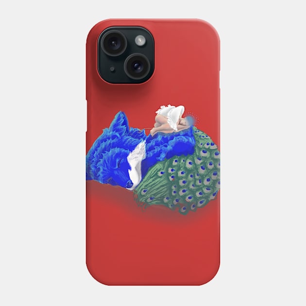 Peafox Phone Case by tommyibrado