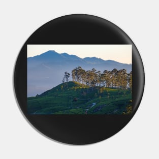 Sunrise over mountains covered with clouds Pin