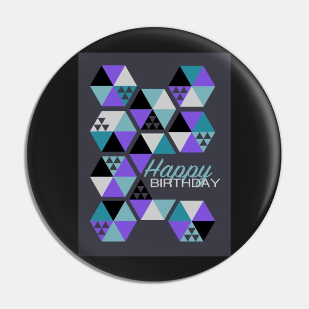 Happy Birthday Card Pin by jrepkin