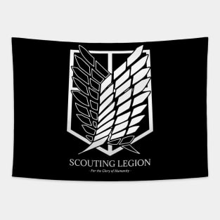 scouting legion for the flory humanity logo Tapestry