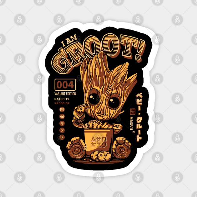 Cute Baby Groot! Magnet by Aho Kid