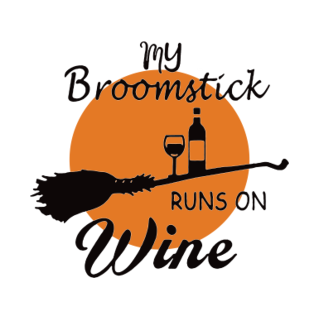 My Broomstick Runs On Wine My Broomstick Runs On Wine TShirt