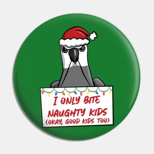 Only Bite Naughty Kids White Face Cockatiel Pin