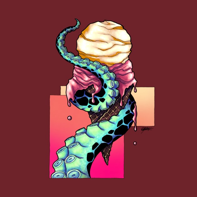 Tentacle Ice Cream by Indi Martin