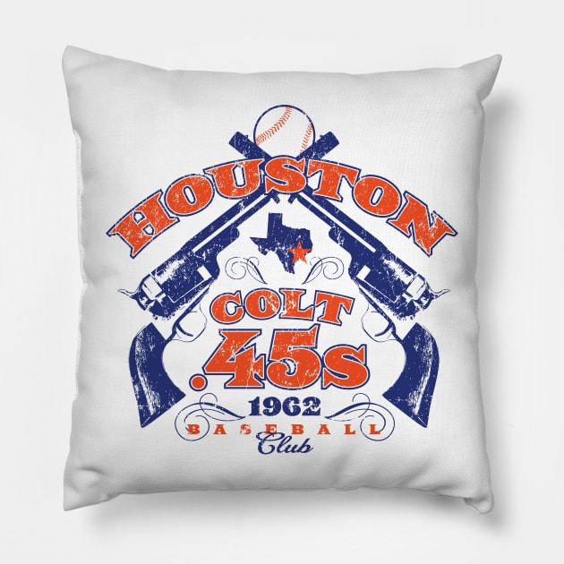 Houston Colt .45s Pillow by MindsparkCreative