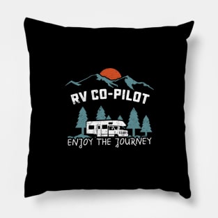 RV Couples Camping With RV, Mountains Travel Outdoors Gift product Pillow