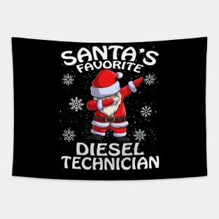Santas Favorite Diesen Technician Christmas Tapestry