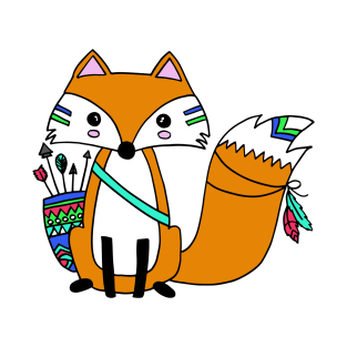 tribal fox T-Shirt