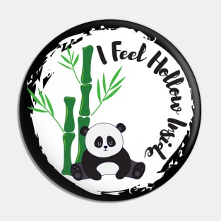 I Feel Hollow Inside - Existential Panda Pin