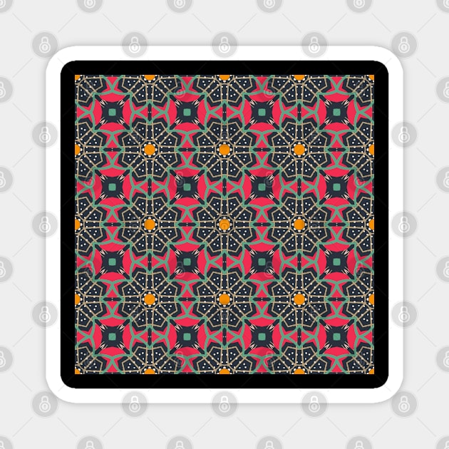 Beautiful Patterns Magnet by Sanzida Design