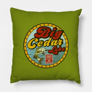 Big Cedar Lake Michigan Pillow