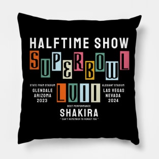 halftime show - performance shakira Pillow