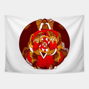 Orad Circle of Ornament Tapestry