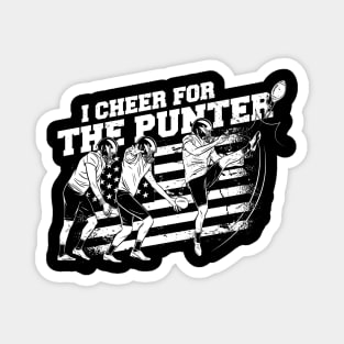 I cheer for the punter Magnet