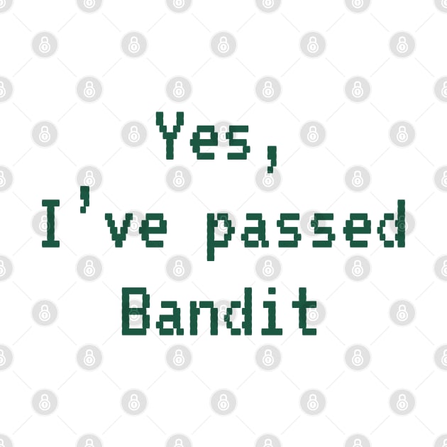 Passed BANDIT (Dark Green): A Cybersecurity Design by McNerdic