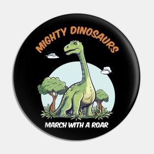 Brontosaurus Pin