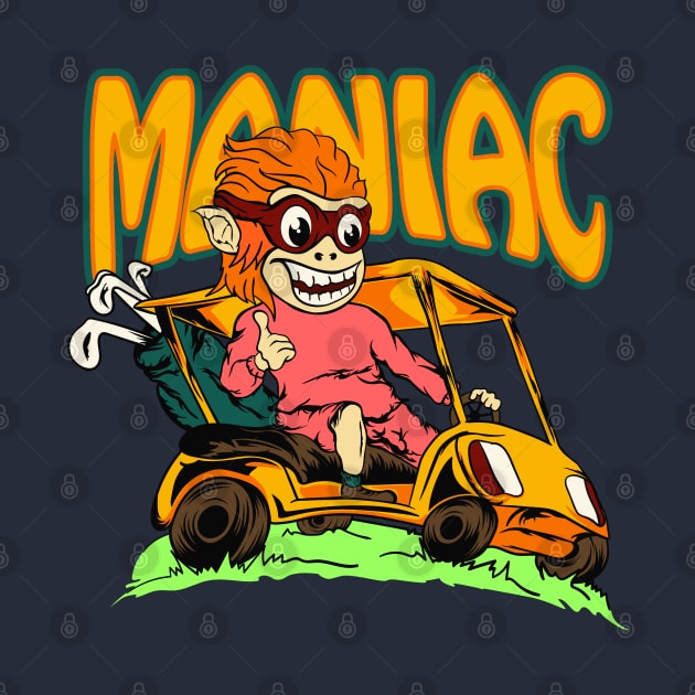 Maniac Golf - Driving on Golf Field by iniadampratama