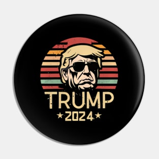 Donald Trump For President 2024 No More Bull Pin