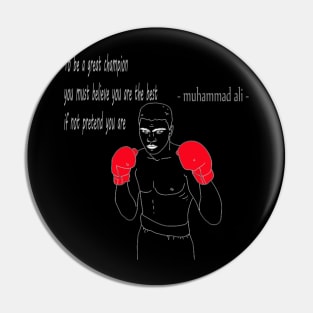 muhammad ali champion quotes Pin