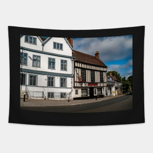 A view down Tombland in the city of Norwich, Norfolk Tapestry