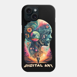 Digital art- ai surrealism Phone Case