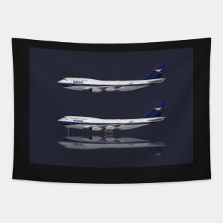 British airways 747-400 BOAC Livery Tapestry