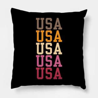 USA SPORT CUTE TRENDY STYLE U.S.A INDEPENDENCE DAY 4TH JULY Pillow