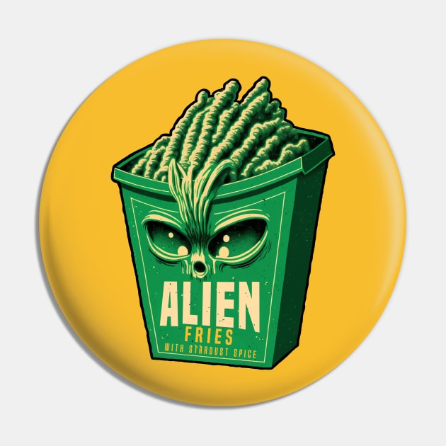Alien Fries With Stardust Spice Pin by MelihsDump