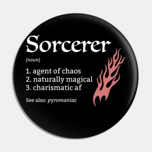 D&D Sorcerer Class Definition Pin