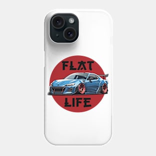 Subaru BRZ Car Art - Widebody Modified Flat Engine JDM Car Phone Case