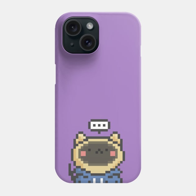 Pixel Cat 156 Phone Case by Infinite Mew Mew