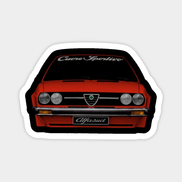 quadrifoglio alfasud Magnet by retroracing