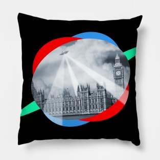 UFO Over London Pillow