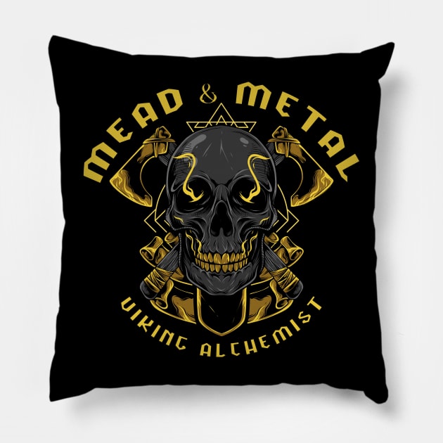 Golden Boy - Flat Gold! Pillow by ATLSHT