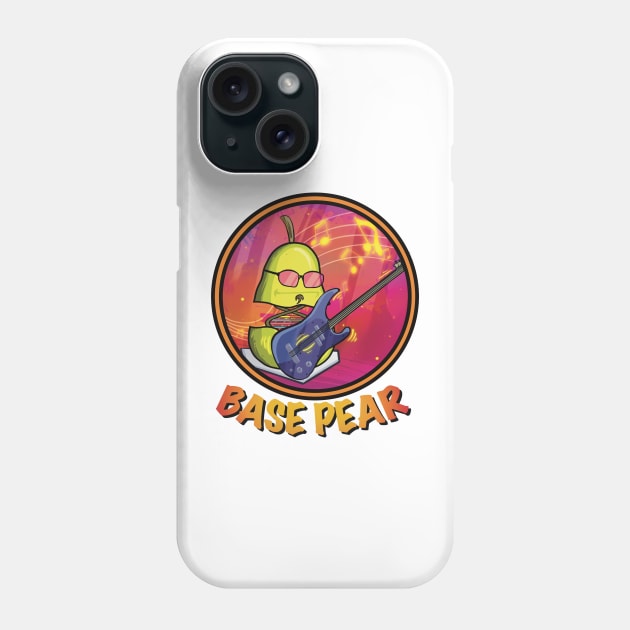 Base Pair (Bass Pear) a science and music pun Phone Case by Owl-Syndicate