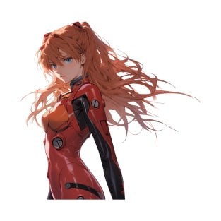 Asuka Langley Soryu evangelion Illustration 4 T-Shirt